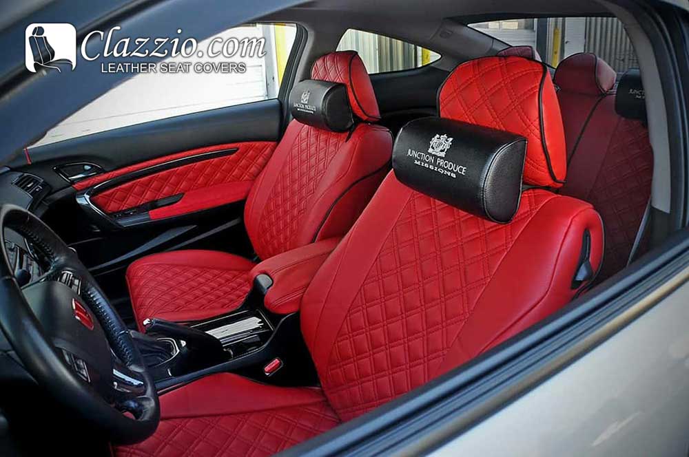 Quilted-Type Clazzio Leather Seat Covers